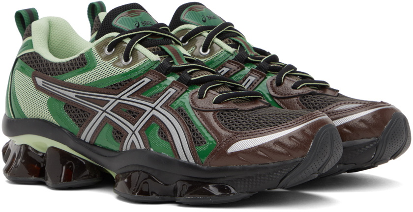 ASICS ☆ Gel-Quantum Kinetic Green Asics Green & Brown Gel-Quantum Kinetic Sneakers ASICS