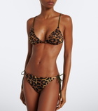 Johanna Ortiz Leopard-print bikini top