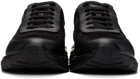 Salvatore Ferragamo Black Suede Brooklyn Low Sneakers