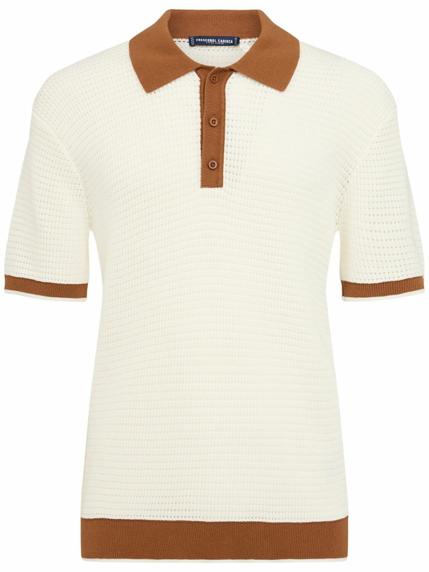 Photo: FRESCOBOL CARIOCA Vidal Crochet Polo Shirt