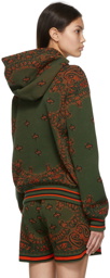 AMIRI Green Bandana B-Ball Hoodie