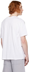 Balmain White Coin T-Shirt
