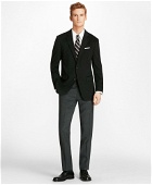 Brooks Brothers Men's Milano Fit Two-Button Cashmere Sport Coat | Black