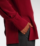 Victoria Beckham Scarf-detail silk blouse