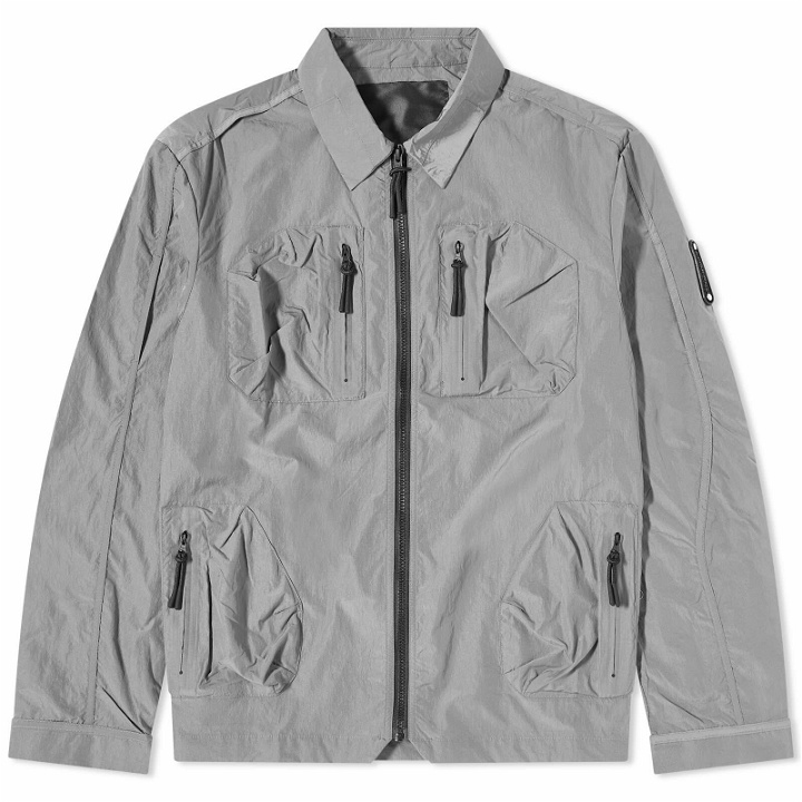 Photo: A-COLD-WALL* Men's Nylon Overshirt in Mid Grey
