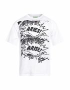 Aries Mens T-shirt in White