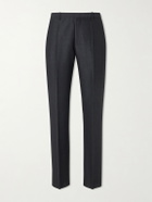 Jil Sander - Straight-Leg Wool and Mohair-Blend Trousers - Blue