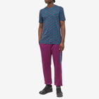 Versace Men's Geometric Print T-Shirt in Black/Purple