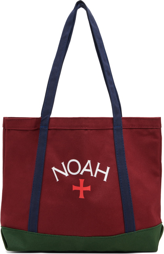 Photo: Noah Red Tri-Color Logo Tote