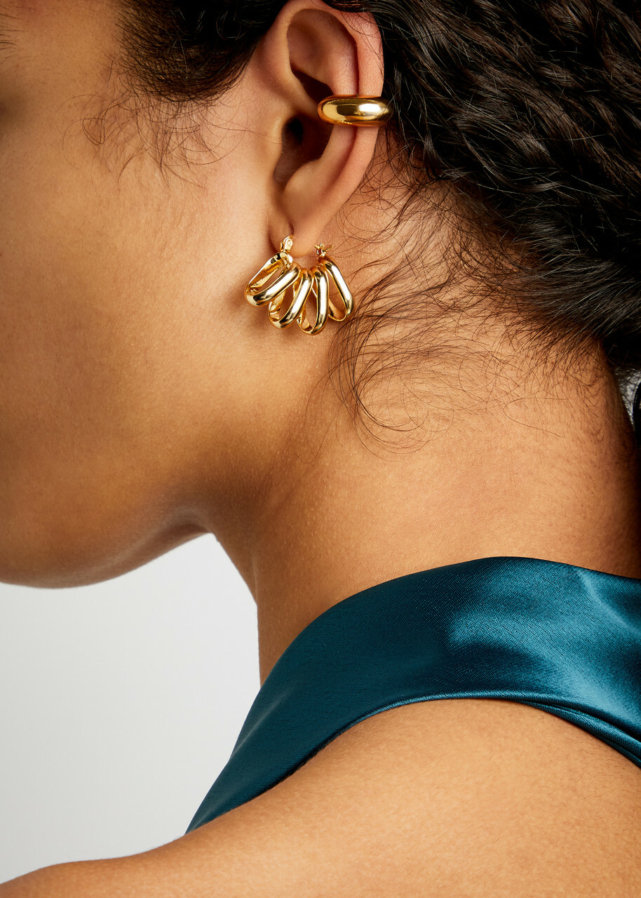 Anni LU Golden 24kt Gold-plated ear Cuff - One Size