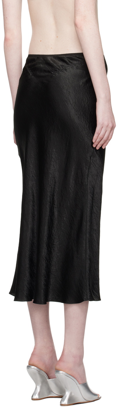 Anna October Black Sandra Midi Skirt