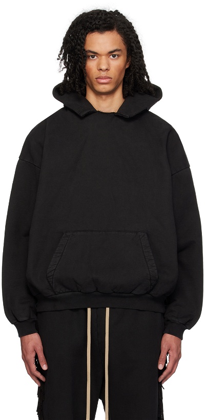 Photo: Fear of God Black Patch Hoodie