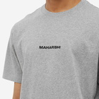 Maharishi Men's MILTYPE Classic Logo T-Shirt in GreyMarl