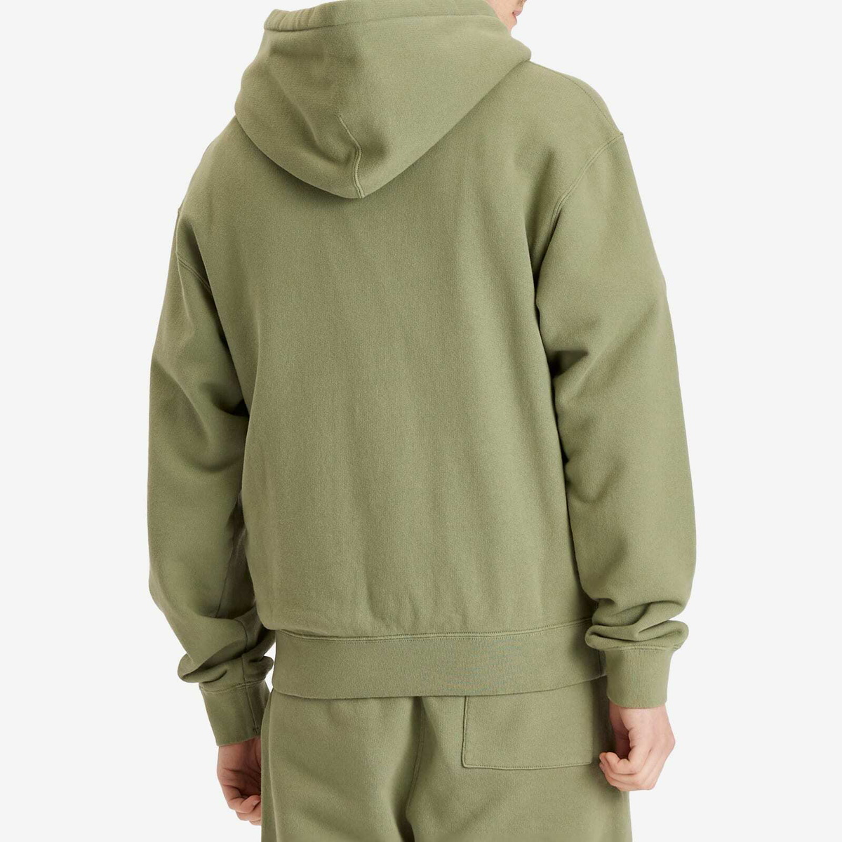 Jil Sander+ Men's Logo Hoodie in Slate Green