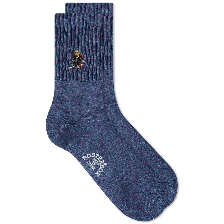 Photo: Rostersox Bear Socks in Blue