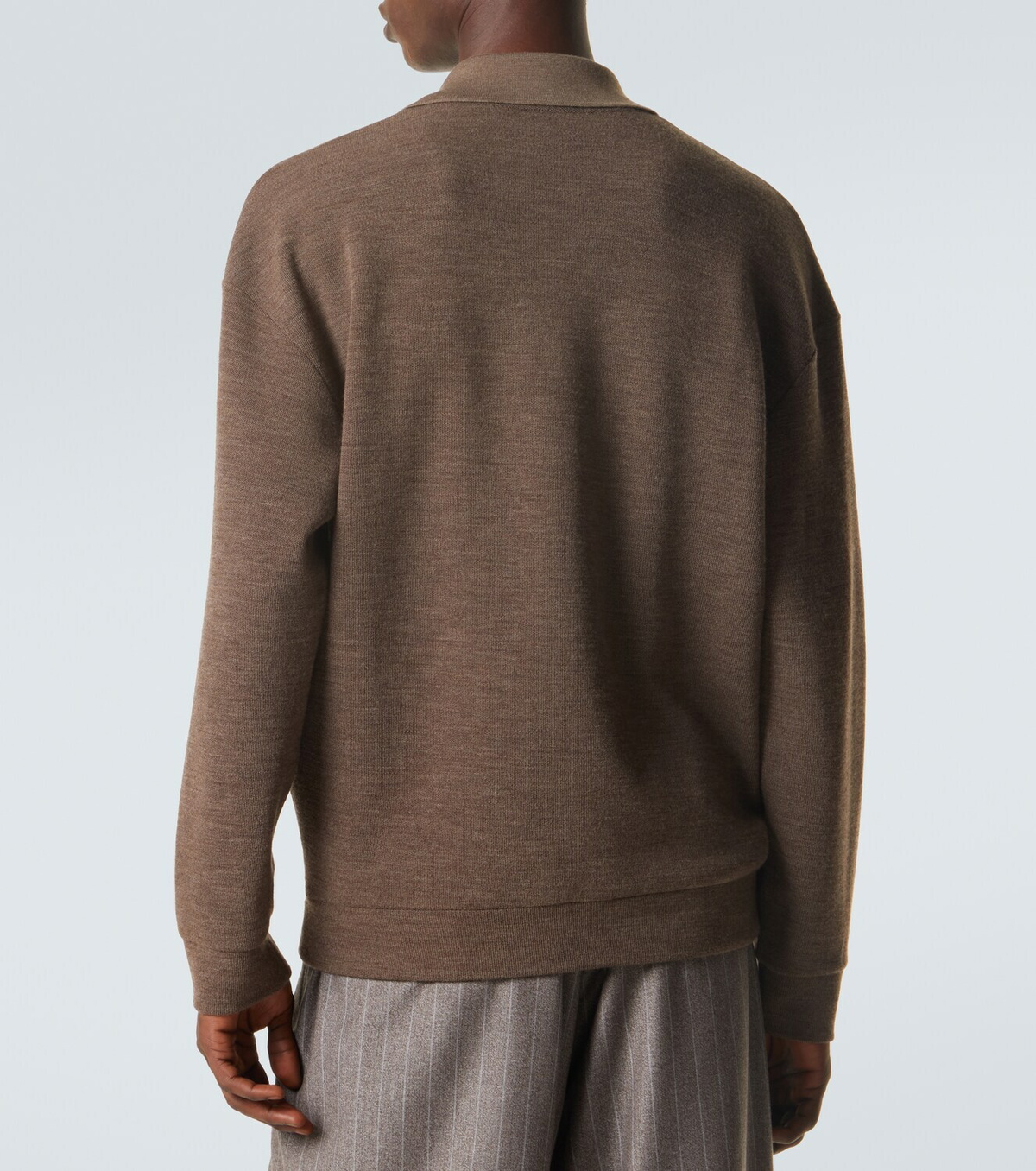 Giorgio Armani Virgin wool polo sweater