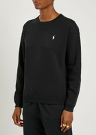 Polo Ralph Lauren Logo-embroidered Cotton-blend Sweatshirt Black