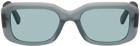 RETROSUPERFUTURE Blue & Brown Numero 96 Sunglasses