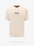 Zegna T Shirt Beige Mens