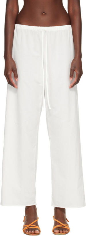 Photo: Cou Cou White 'The Pant' Lounge Pants