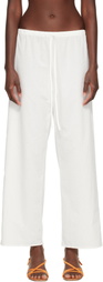 Cou Cou White 'The Pant' Lounge Pants