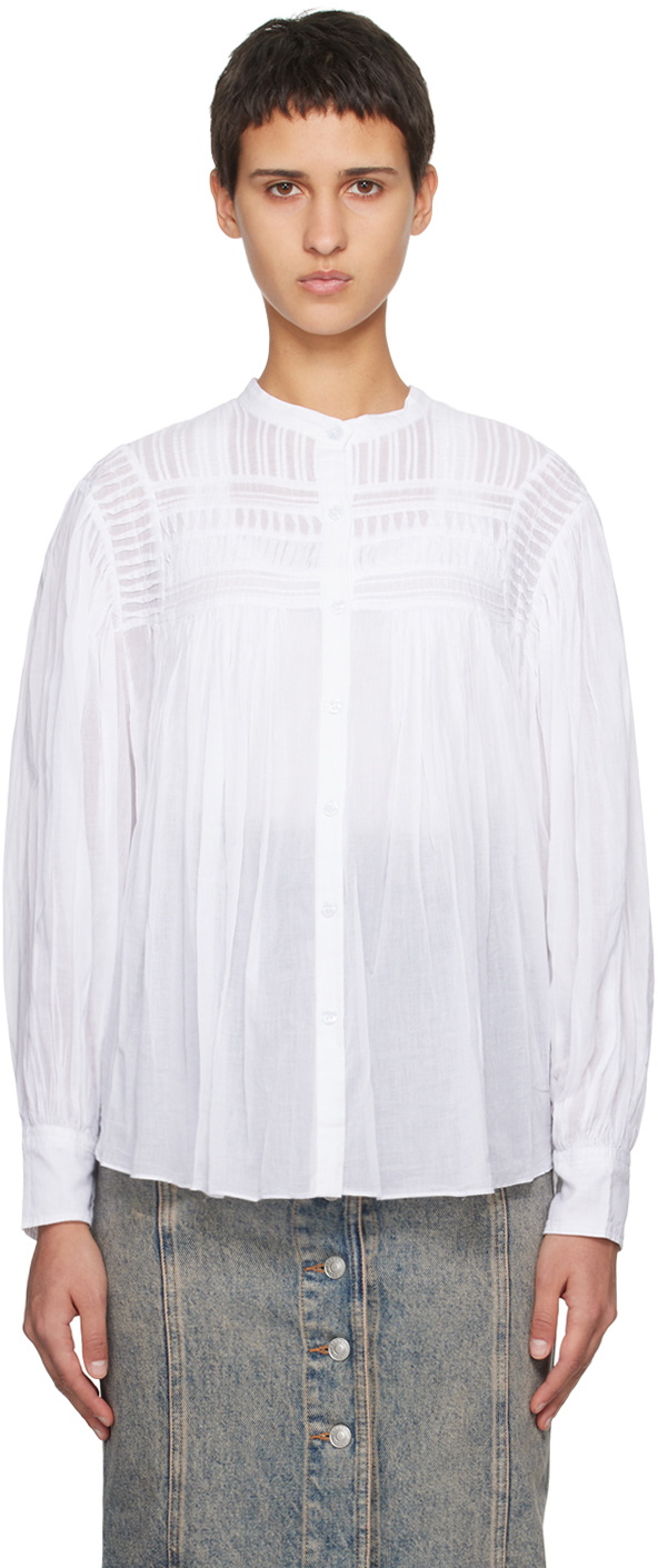 Isabel Marant Etoile White Plalia Shirt Isabel Marant Etoile