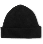 Paul Smith - Ribbed Cashmere and Wool-Blend Beanie - Black