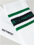 Wacko Maria - Type-2 Striped Logo-Jacquard Cotton-Blend Socks