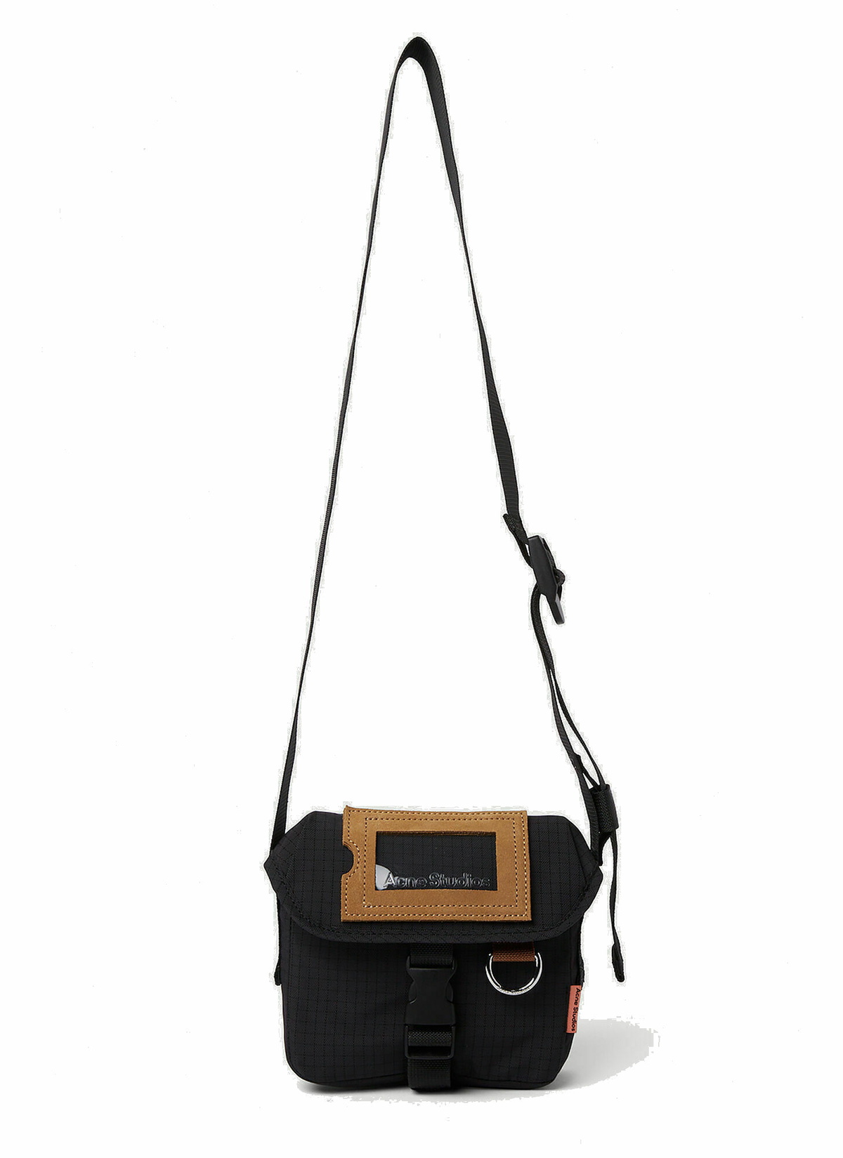 Acne Studios - Mini Messenger Crossbody Bag in Black Acne Studios