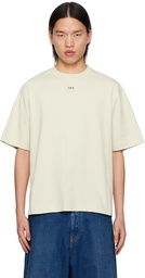 Off-White Beige Off Stamp Skate T-Shirt