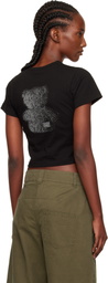 We11done Black Code Teddy T-shirt
