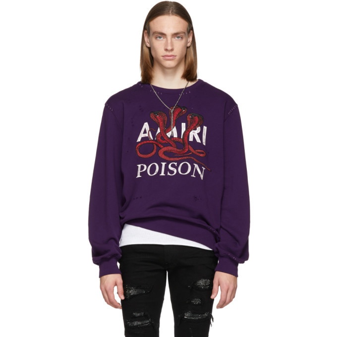 Photo: Amiri Purple Poison Sweatshirt