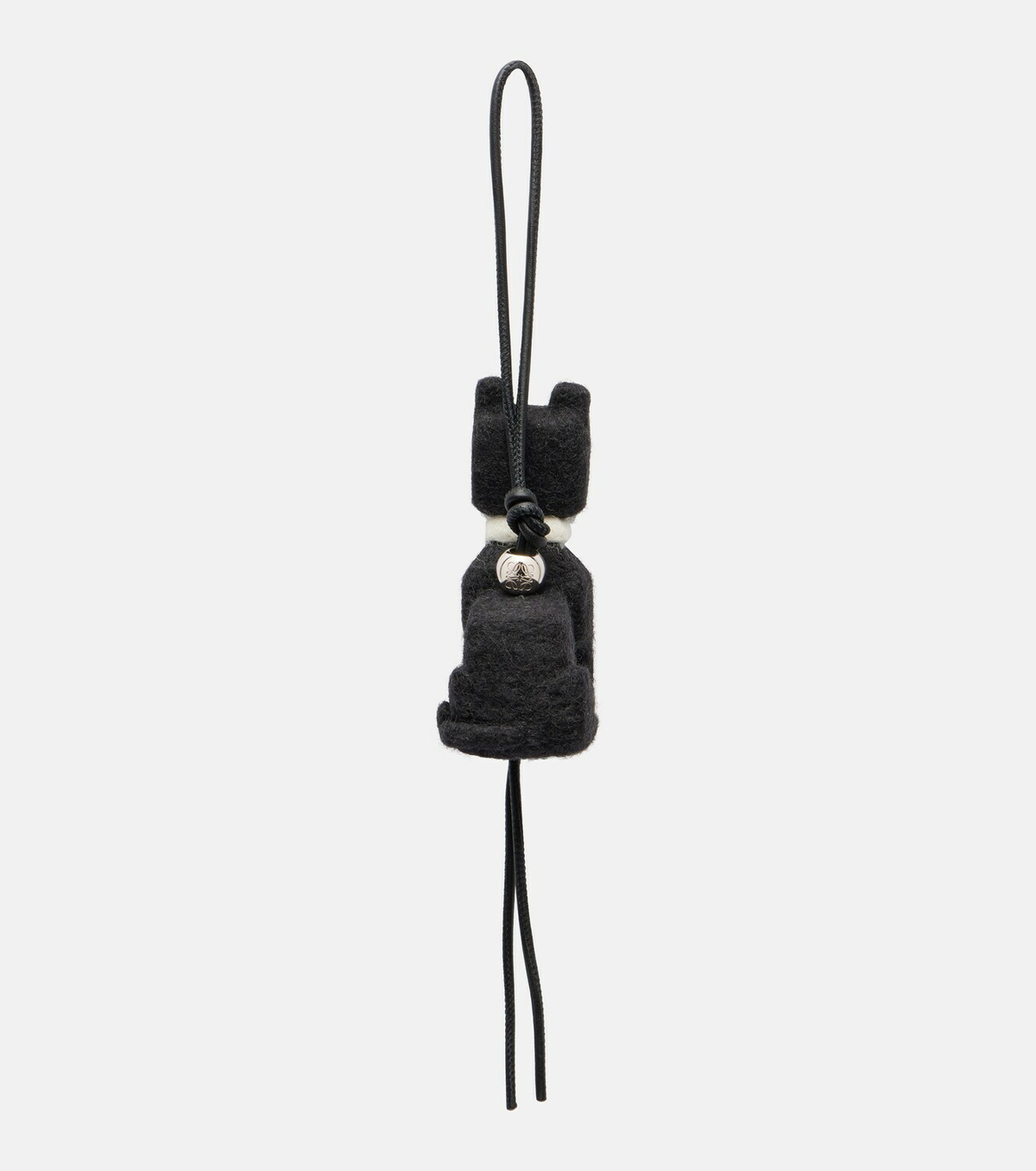 Loewe x Louis Wain Cats leather-trimmed wool bag charm