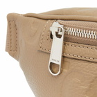 Gucci Men's Embossed GG Leather Waist Bag in Taupe