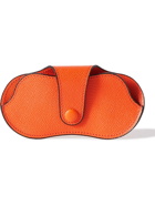Valextra - Pebble-Grain Leather Sunglasses Case