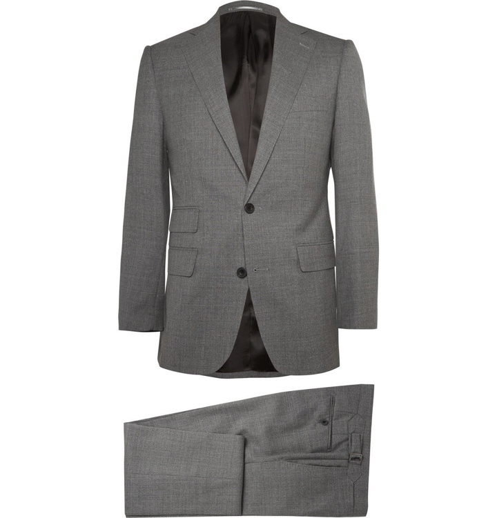 Photo: Thom Sweeney - Grey Weighouse Slim-Fit Wool Suit - Gray