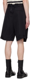 Marina Yee Black Wide Shorts