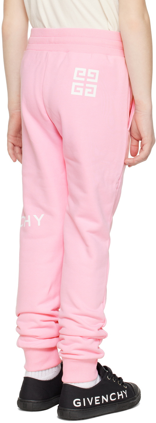 Givenchy Kids Pink Printed Sweatpants