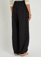 Vince Pintuck Balloon-leg Woven Trousers Black