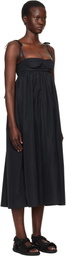 Cecilie Bahnsen Black Alena Midi Dress