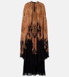 Zimmermann Hypnotic caped maxi dress