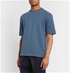 Camoshita - Cotton-Terry T-Shirt - Blue