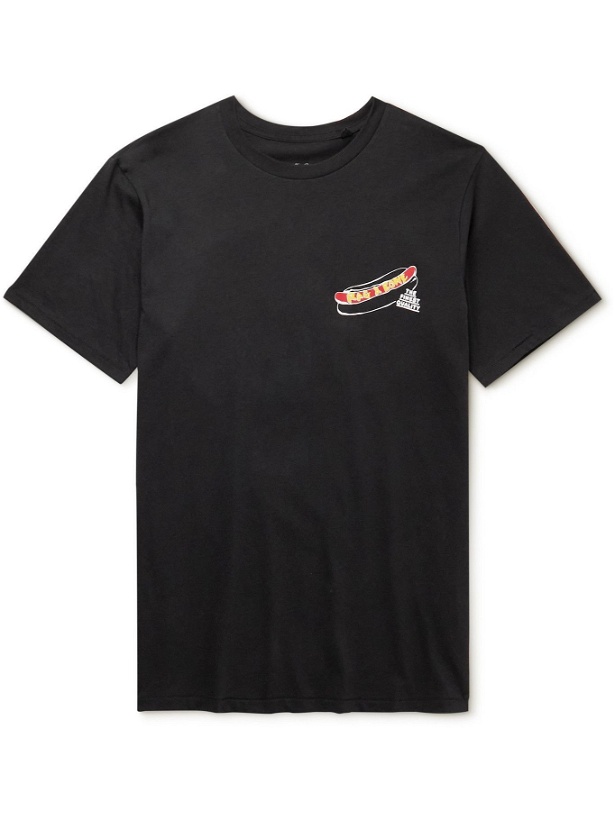 Photo: Rag & Bone - Logo-Print Pima Cotton-Jersey T-Shirt - Black