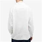 Wacko Maria Men's 50's Embroidered Logo Shirt in White