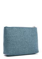 Givenchy Travel Woven Raffia Pouch - Blue - One Size