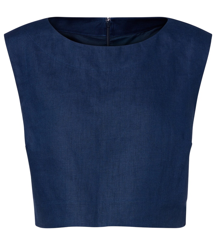 Photo: Posse Martina linen crop top