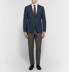 Canali - Navy Slim-Fit Travel Water-Resistant Wool Blazer - Navy