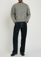 Mki Miyuki Zoku Ribbed Knit Jumper Grey