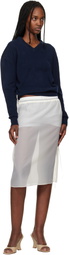 Belle Anna Navy Valley Sweater