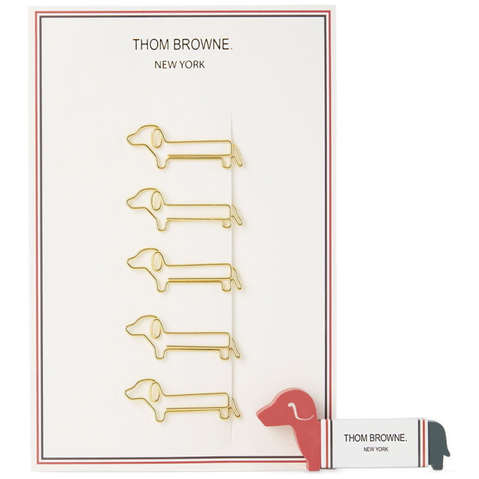 Photo: Thom Browne Multicolor Hector Eraser and Paper Clips